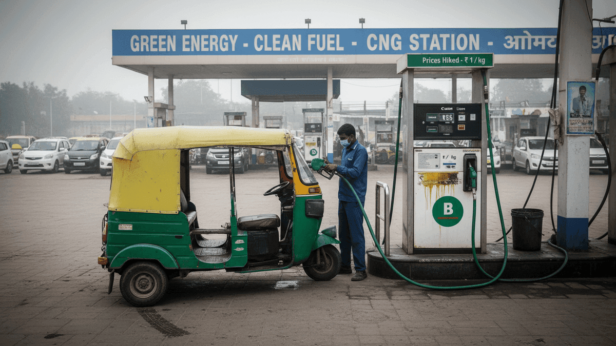 CNG Prices in Delhi Rise Again: Third Hike in 10 Days