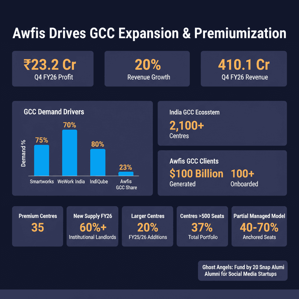 Awfis Eyes GCC Growth with Premium Strategy; Snap Alumni Launch Fund