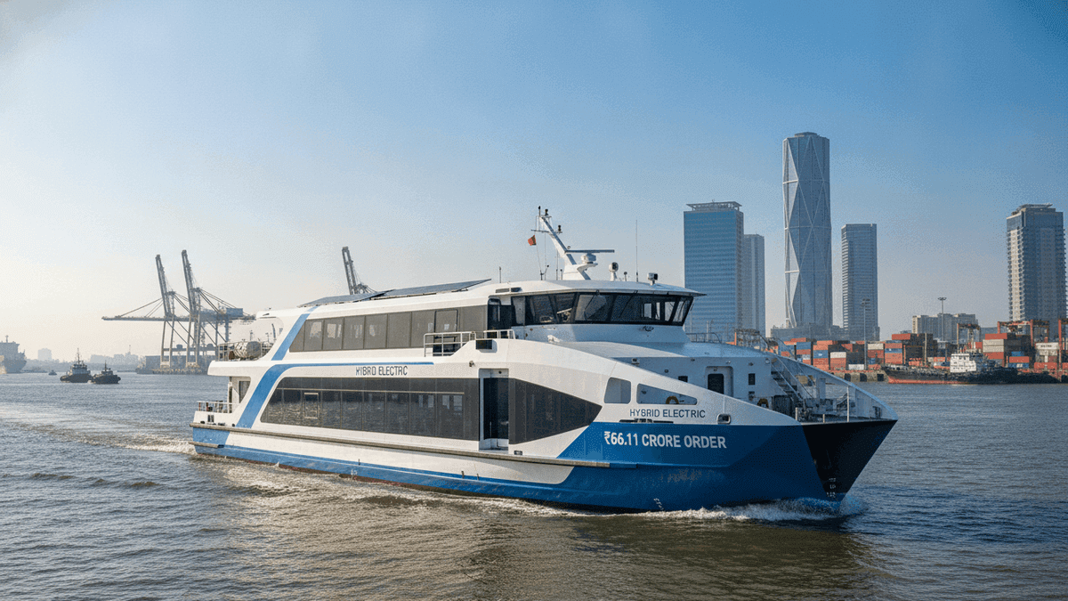 Knowledge Marine Wins ₹66 Cr Hybrid Ferry Order, Stock Soars