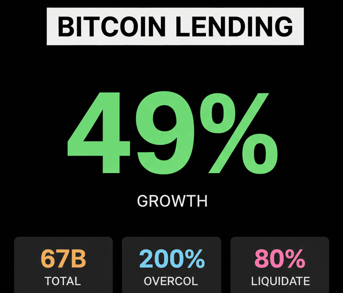 Bitcoin Lending Matures: Institutional Shift & Growth
