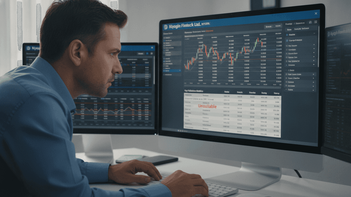 Niyogin Fintech Valuation Data Missing on TradingView
