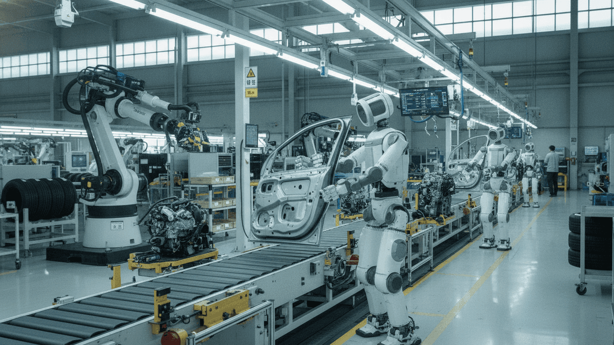 Humanoid Robot Race: Big Tech & Auto Invest in Future Workforce