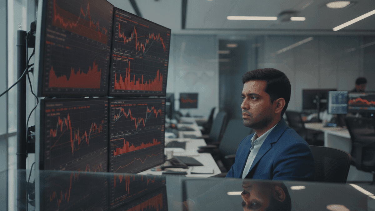 FIIs Sell ₹1,350 Cr: Indian Market Jitters Ahead