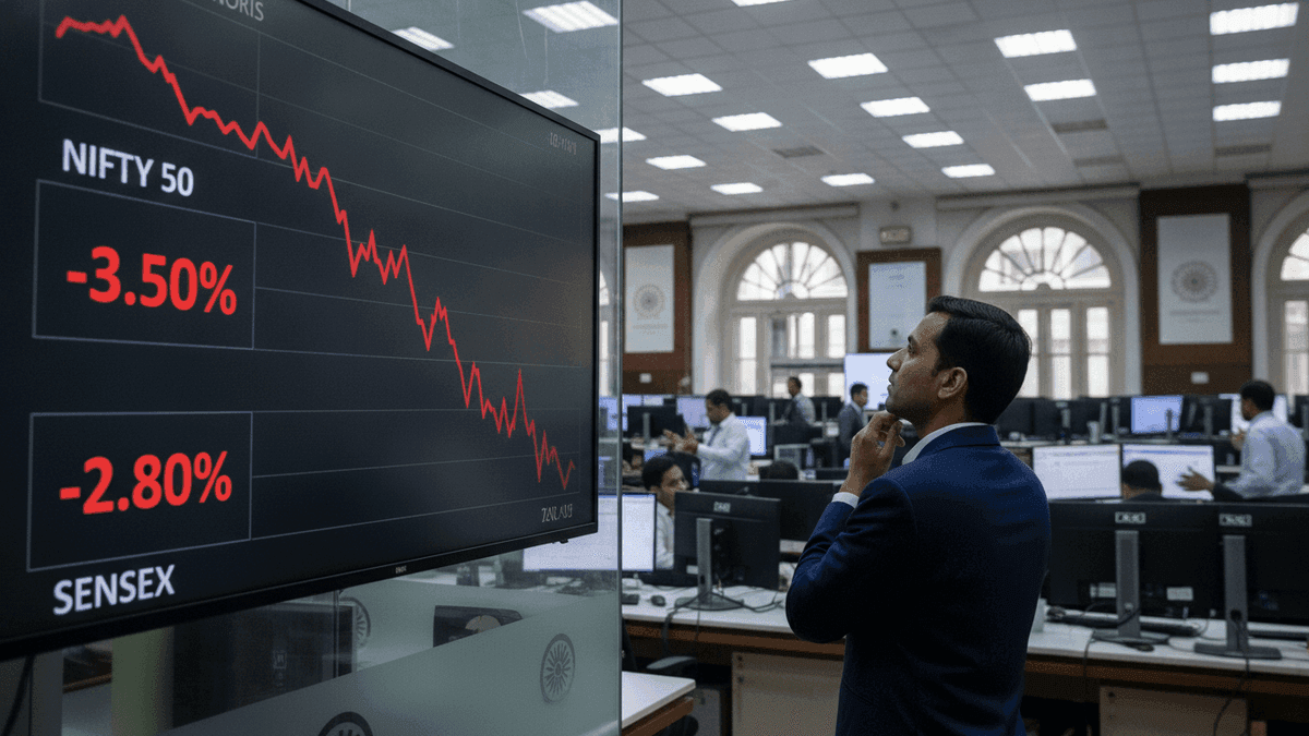 ₹1,350 Cr FII Outflow Hits Indian Markets: Impact on Your Funds