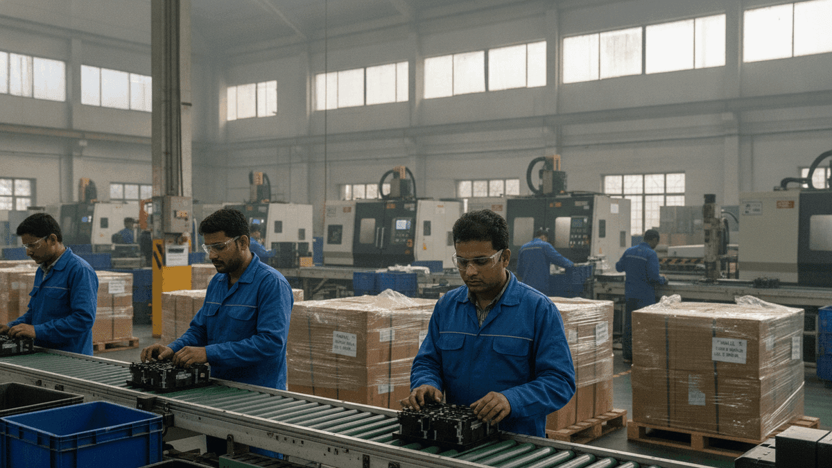 India Manufacturing Growth Moderates Q1FY27 Amid Geopolitics