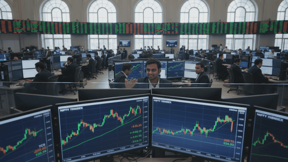 Indian Markets Rally Despite FII Selling: IT Stocks Lead Gains