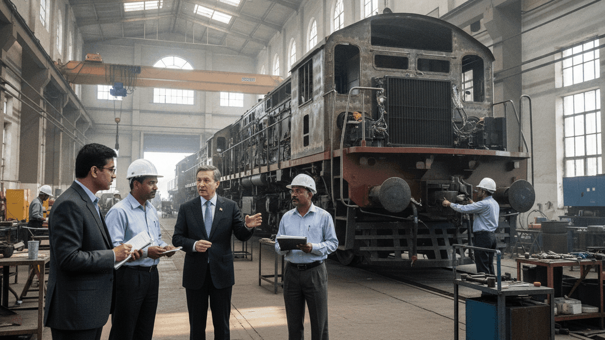 South Korean Firm Explores Indian Locomotive Production