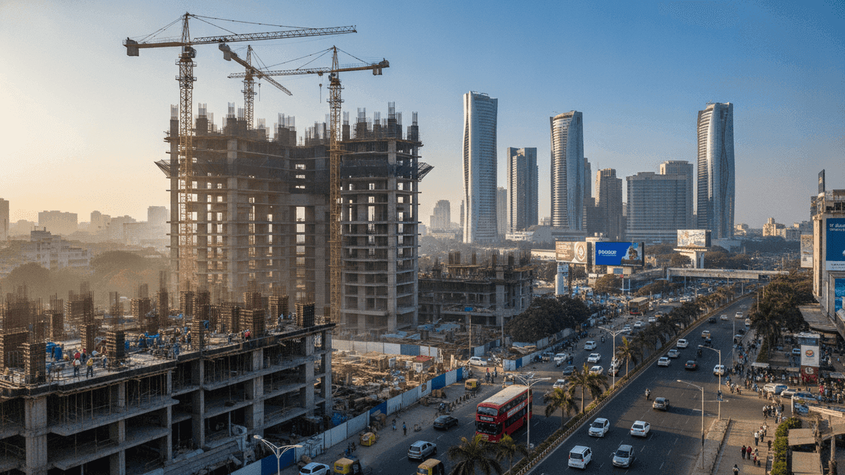 Indian Stocks Rally: Real Estate, Tech, and Global Factors Boost Market