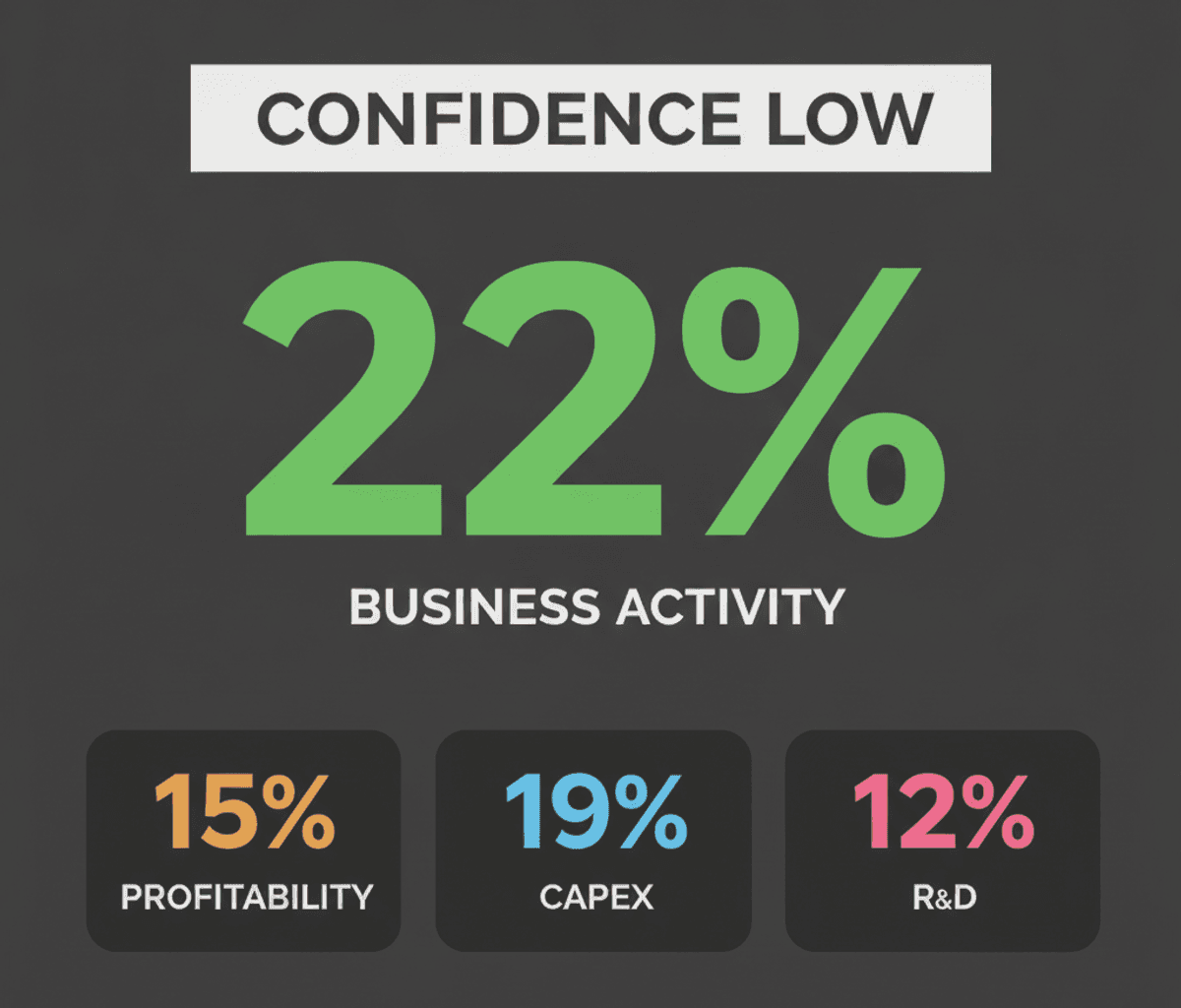 India Business Confidence Hits 3-Year Low Amid Global Uncertainty