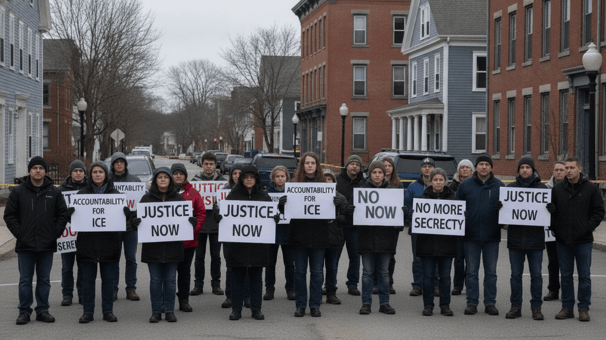 ICE Shooting in Maine Sparks Investigations & Protests