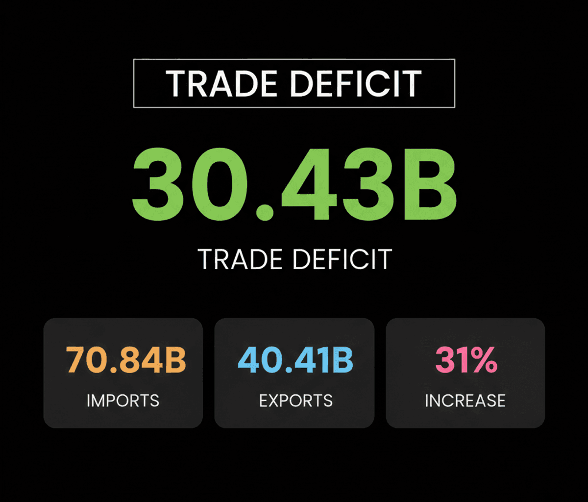 India’s Trade Deficit Widens: Import Surge Analysis