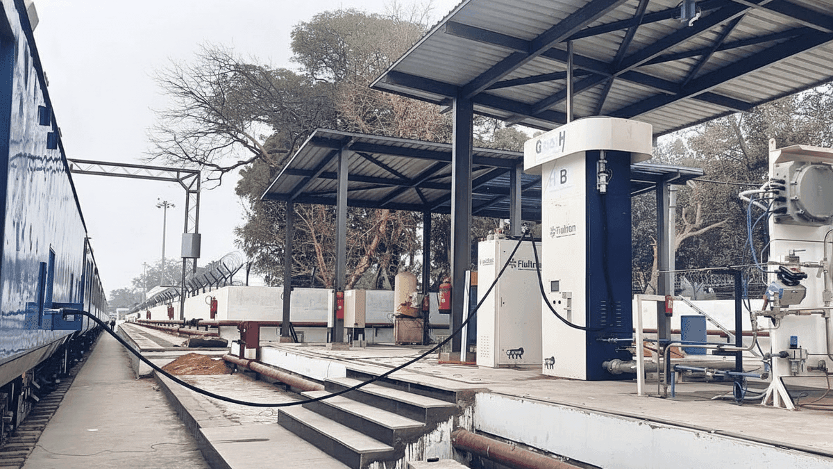 India’s First Hydrogen Train Powered by Fluitron