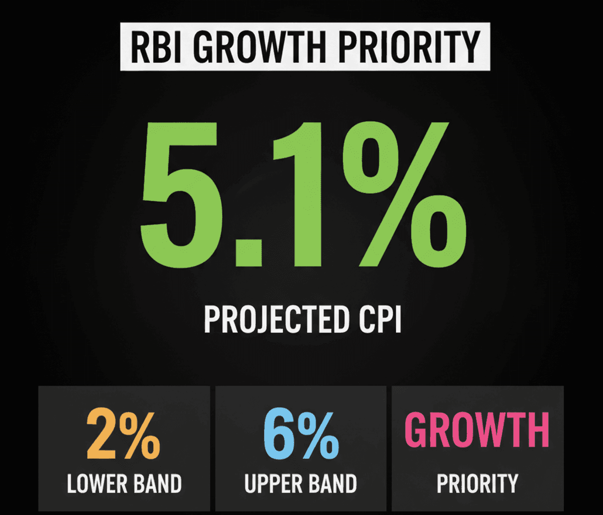 RBI Prioritizes Growth: India’s Inflation Dynamics Explained