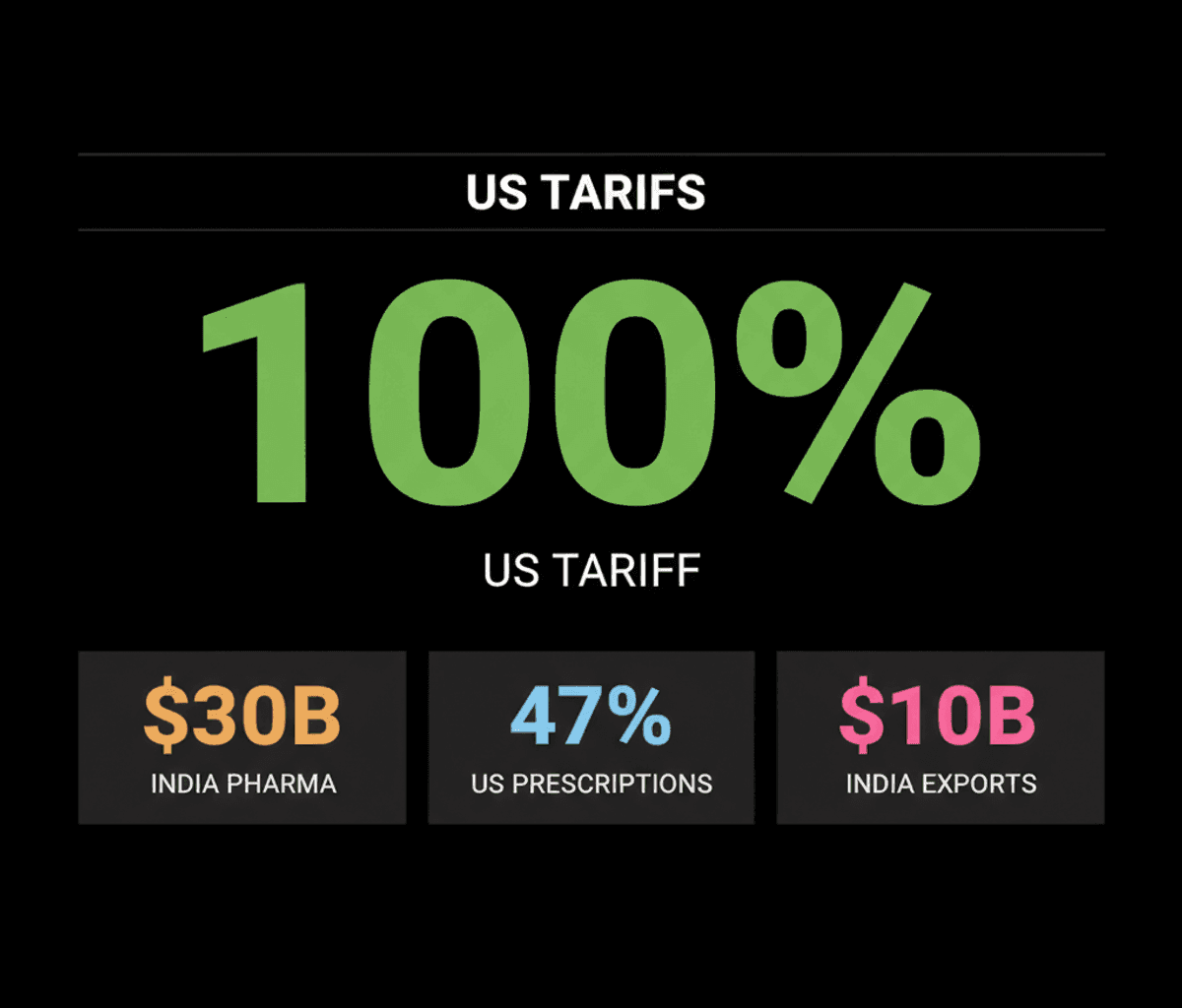India Pharma Faces US Tariff Threat: Export Crisis Looms