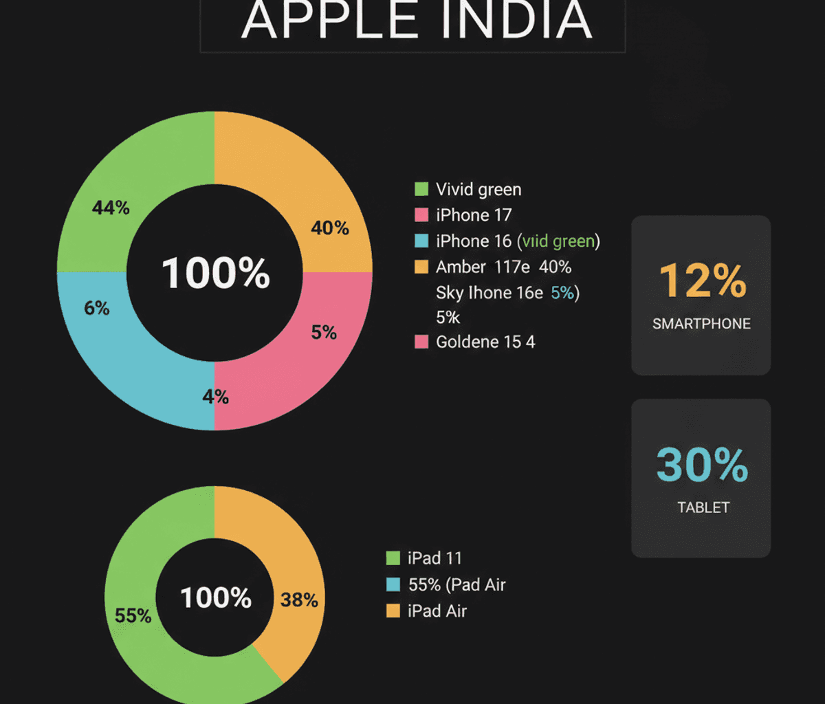 iPhone 17 Dominates Apple India Shipments (44%)