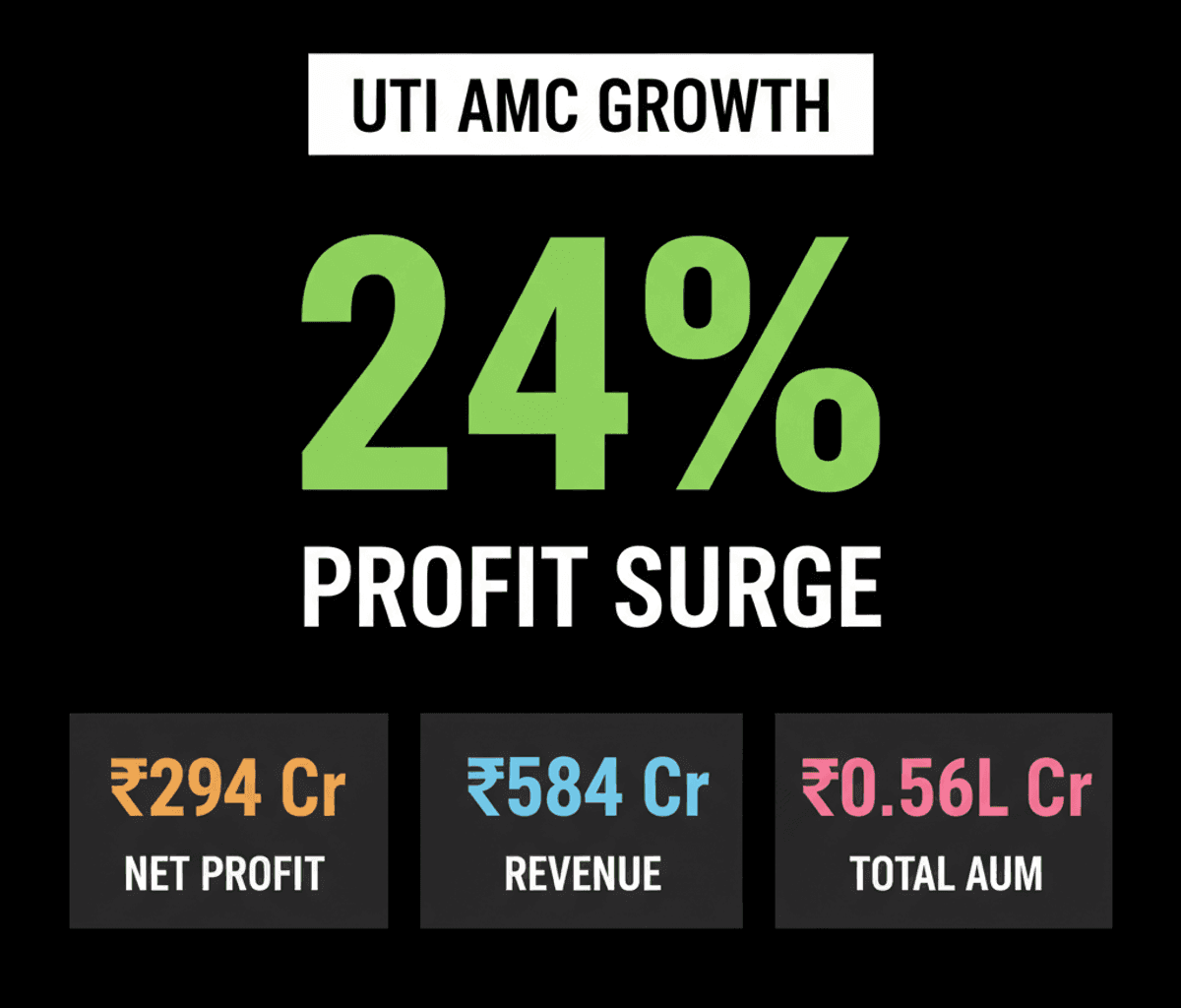UTI AMC Profit Jumps 24% to ₹294 Cr in Q1