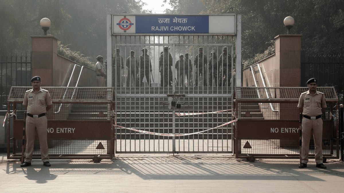 Delhi Metro Closes 16 Stations Amid NEET Protest