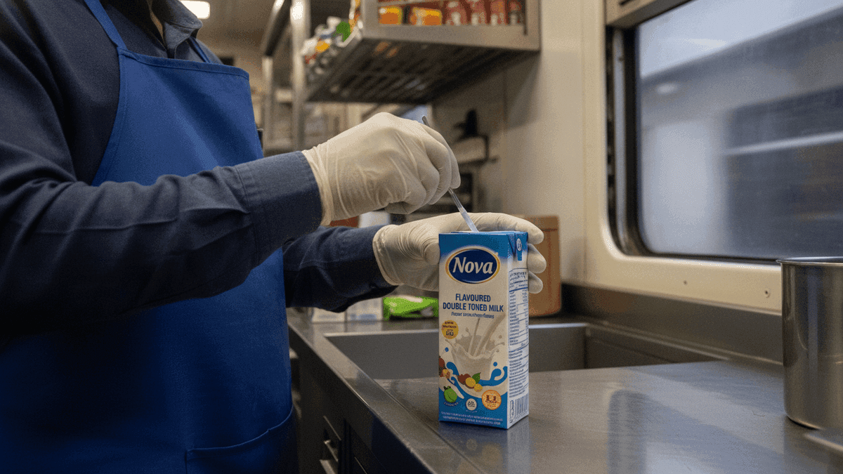 FSSAI Fines Sopan Restaurant for Substandard Milk on Train