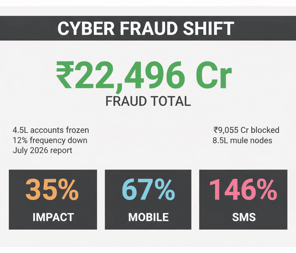 India Cyber Fraud: Live Calls Cause ₹22,496 Cr Loss