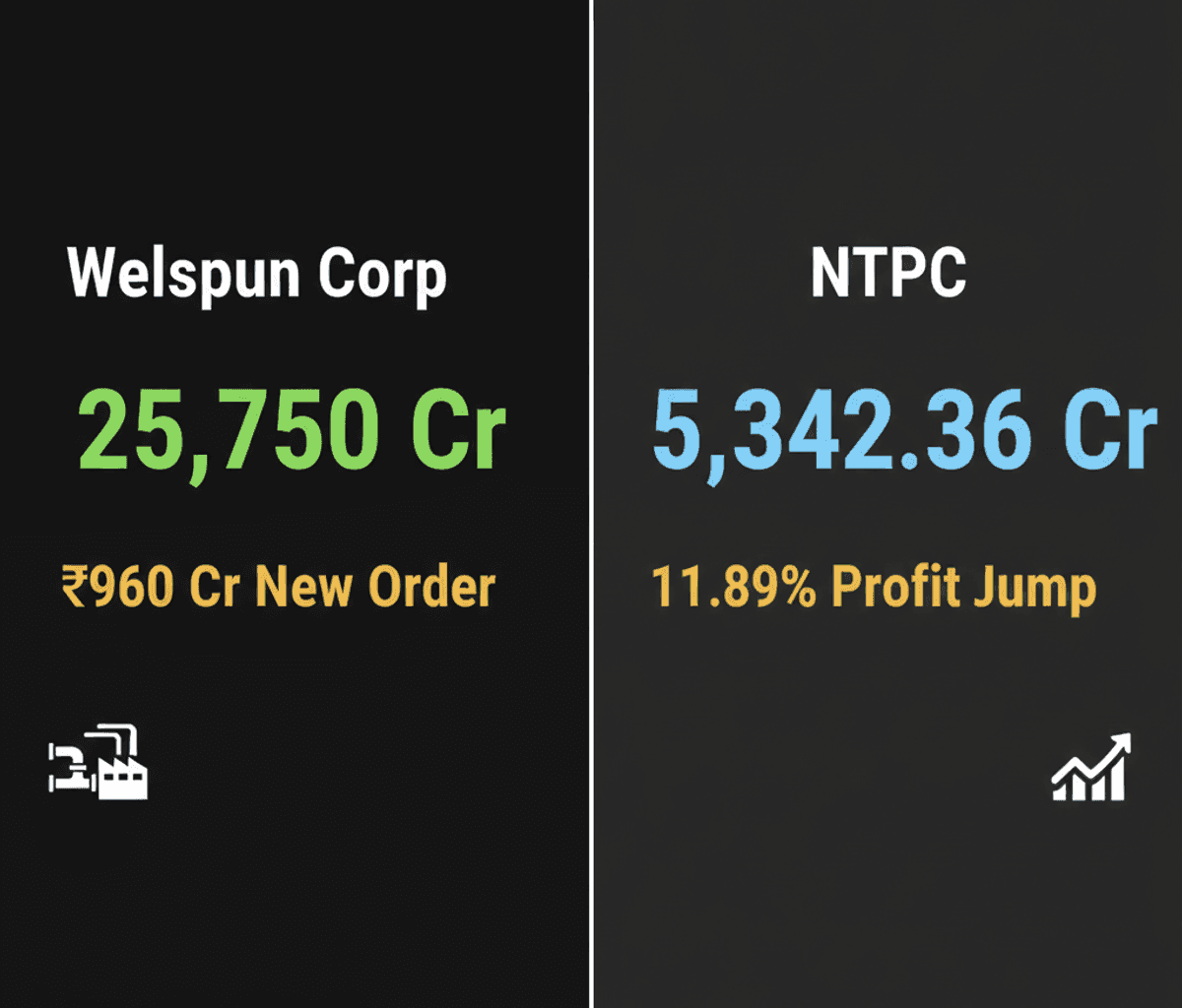 Welspun Corp Secures Record Order; NTPC Profit Surges 12%
