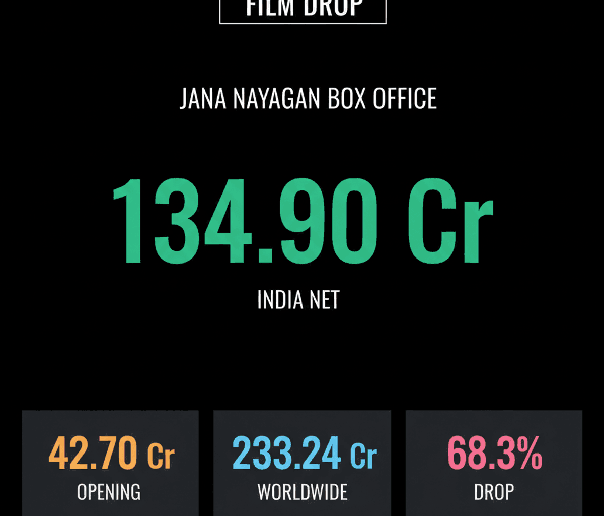 Jana Nayagan Box Office: Vijay’s Film Sees Sharp Monday Drop