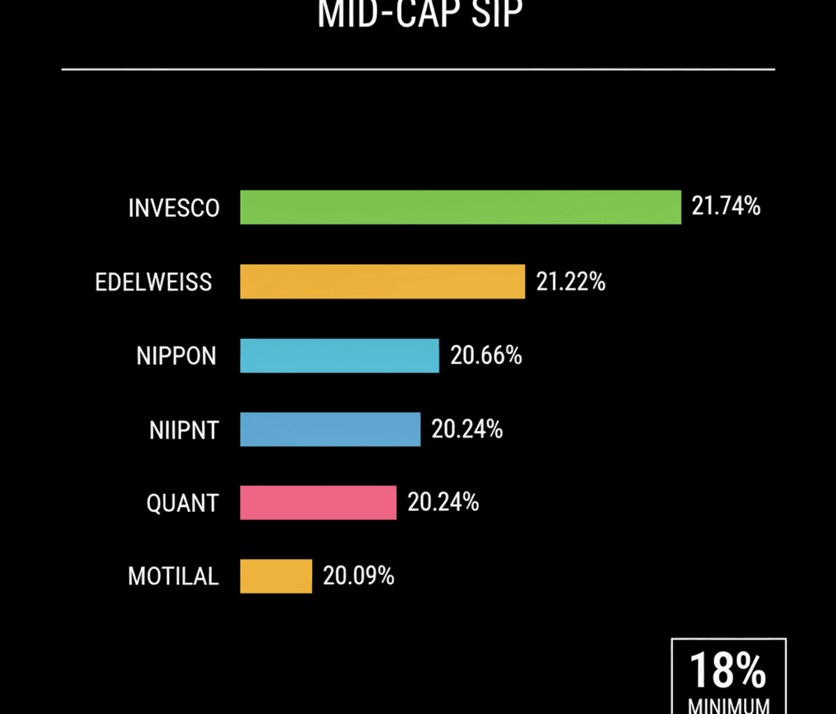 Mid-Cap SIPs: Potential 18%+ Returns Over a Decade