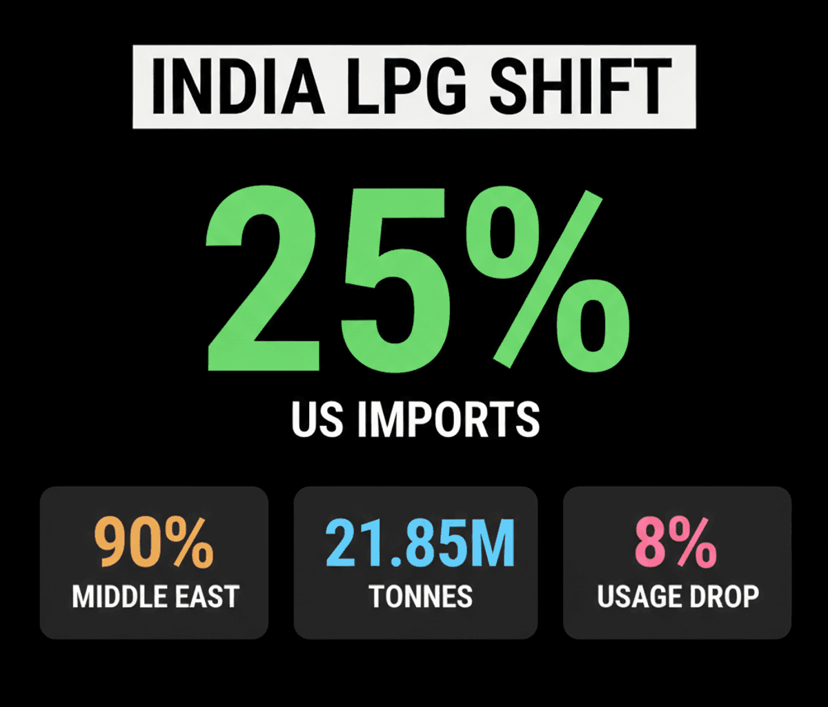India Eyes 25% US LPG Imports by 2027