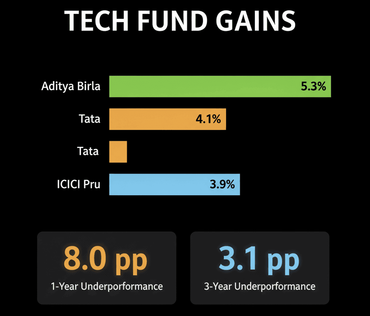Aditya Birla Digital India Fund Tops Short-Term Tech MF Gains