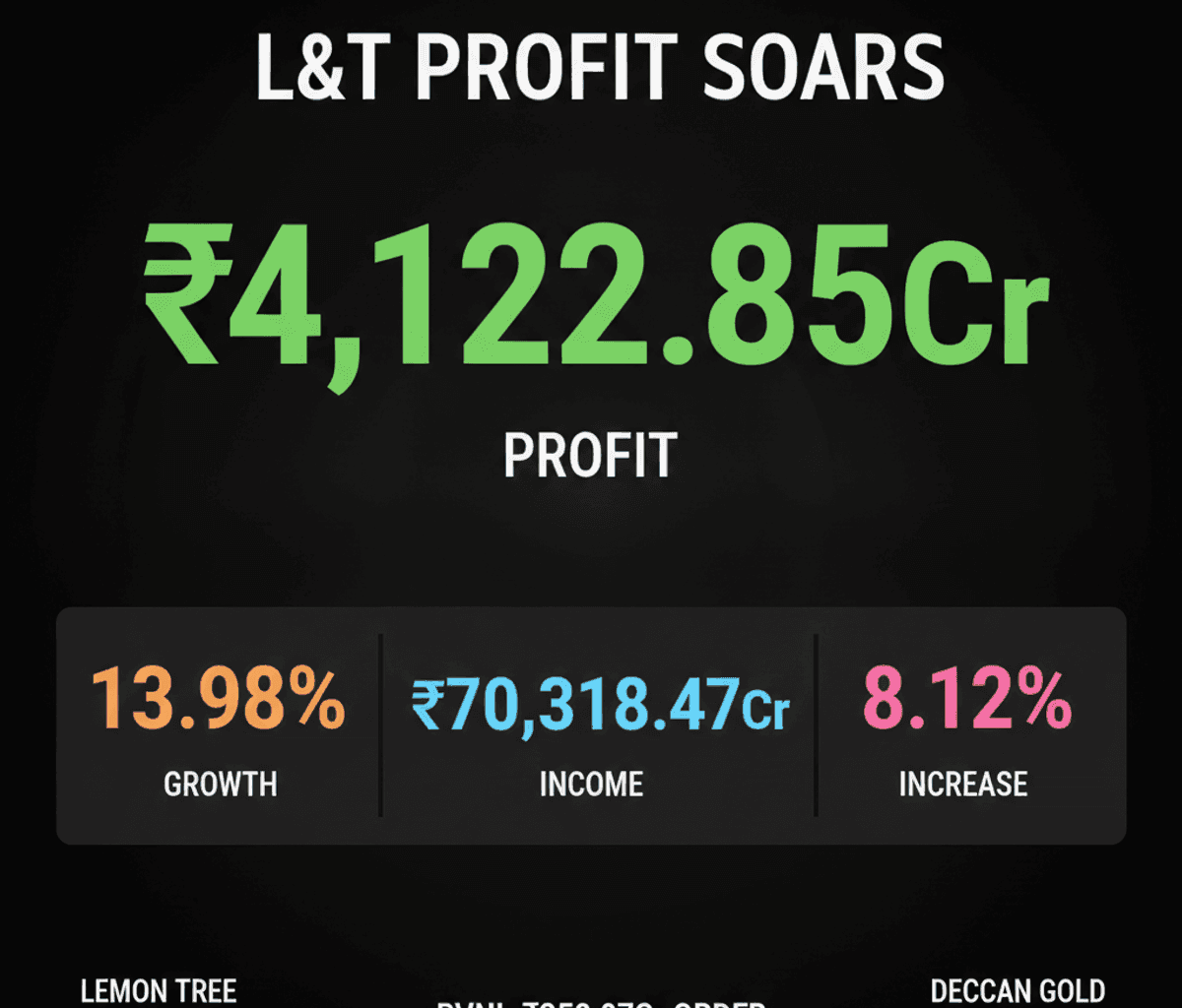 L&T Q1 Profit Surges 14%; RVNL, Others Report Growth