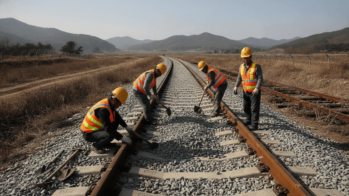 South Korea Resumes Gyeongwon Line Railway to Wonsan