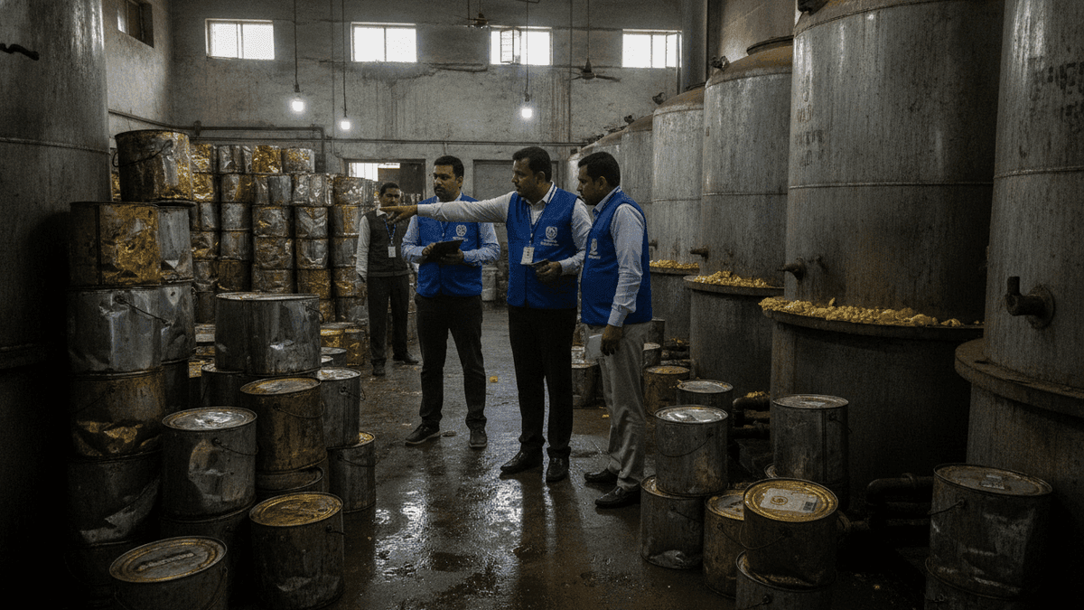 Maharashtra FDA Seizes Rs 1.94 Cr Loose Edible Oil in Beed