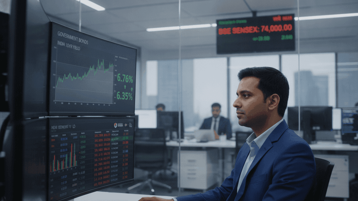 Indian Bond Yields Stable Amid Global Uncertainty