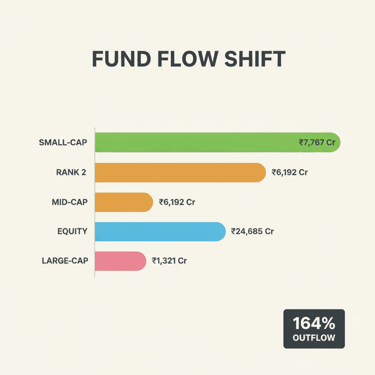 Large-Cap Funds See First Outflow in 3 Years: Investor Shift