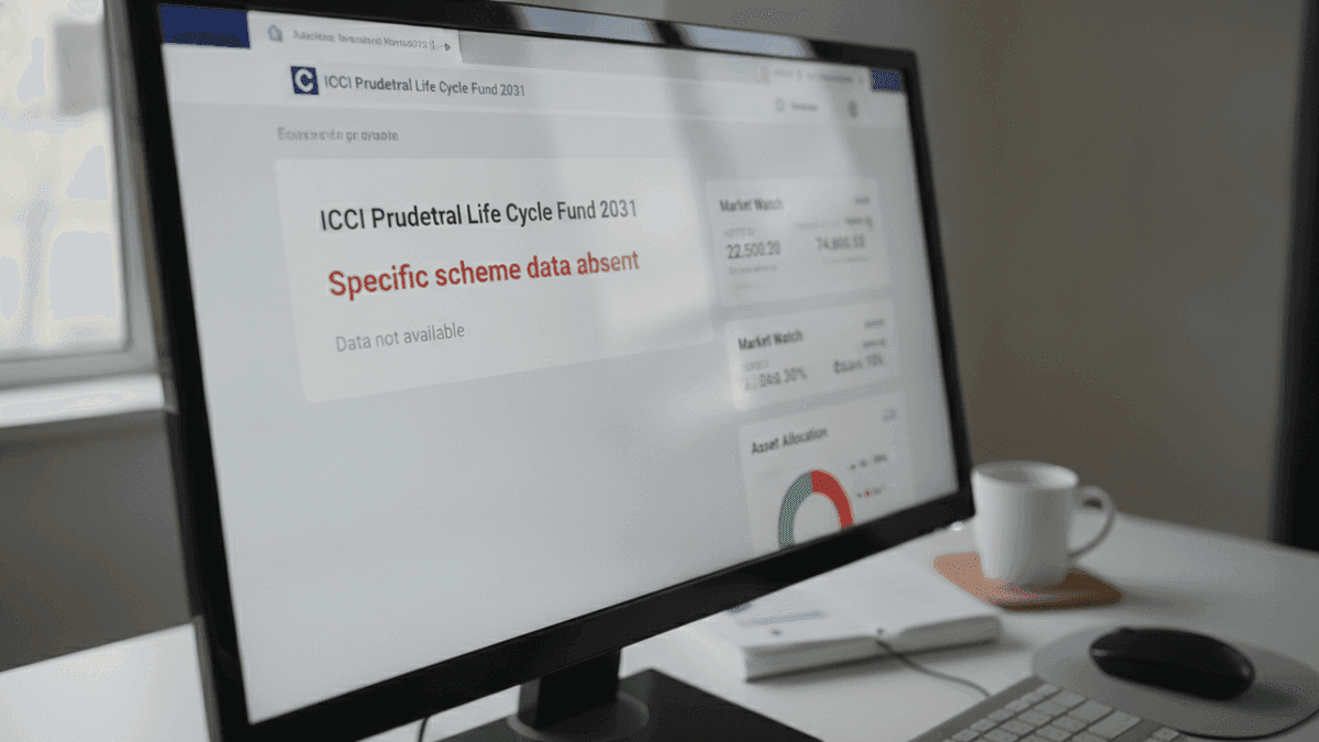 ICICI Prudential Life Cycle Fund 2031: Missing Scheme Data
