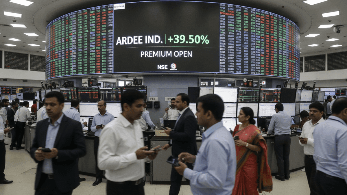 Ardee Industries IPO: Shares Surge 39% on Debut