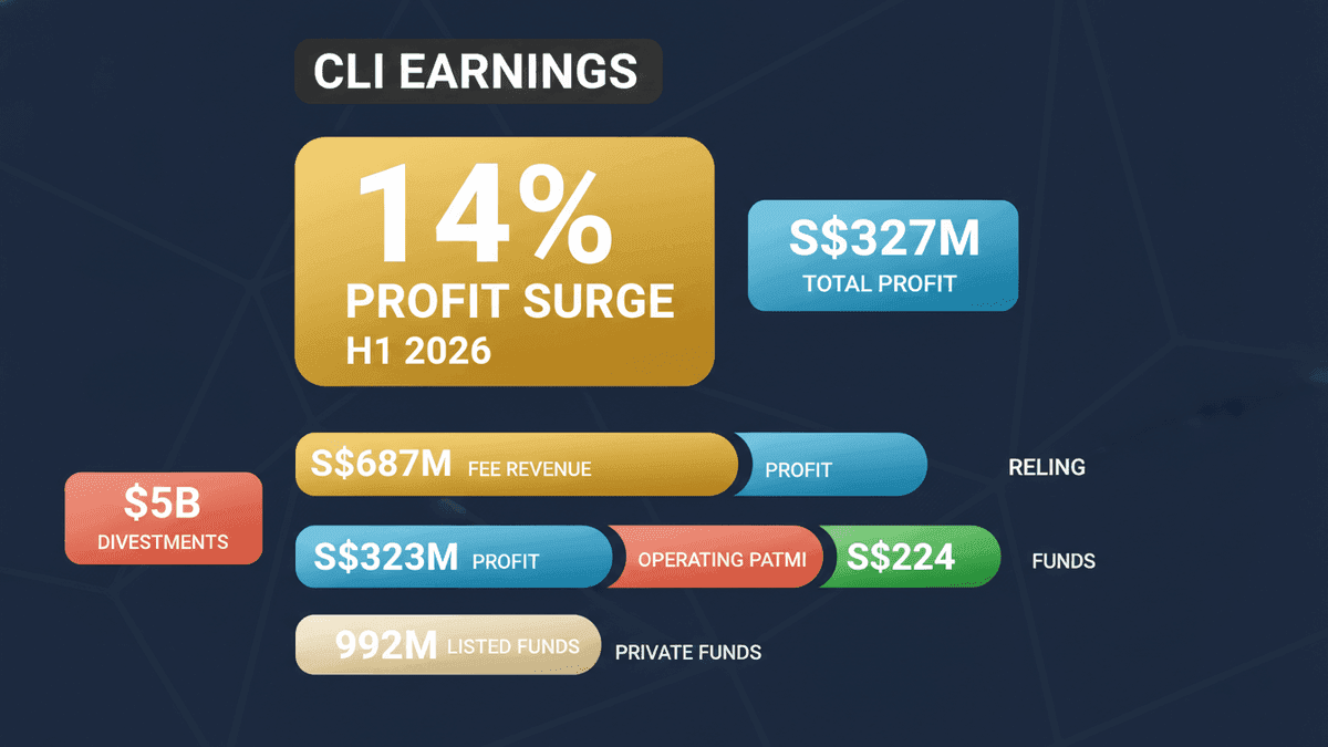 CapitaLand Investment Profit Surges 14% on Strong Fee Income