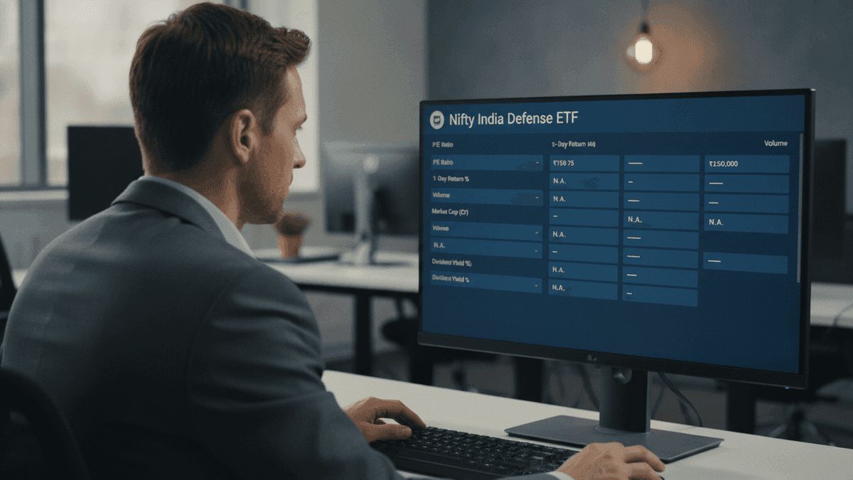 Motilal Oswal Nifty India Defence ETF: No Trading Data Available