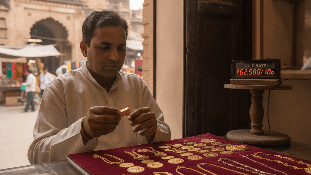 Prayagraj Gold Rates Stable Aug 14, 2026: 24K ₹15,515/gm