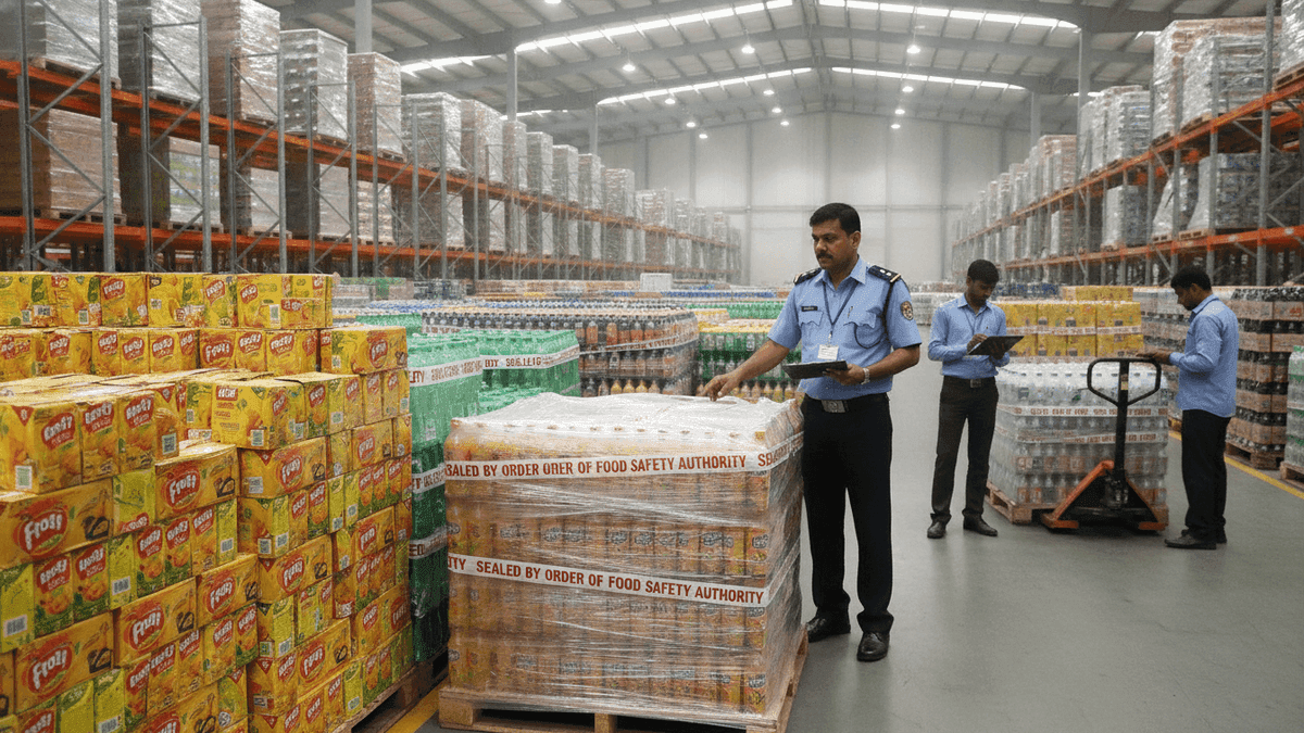 Expired Frooti & Appy Fizz Seized in Mumbai Warehouse