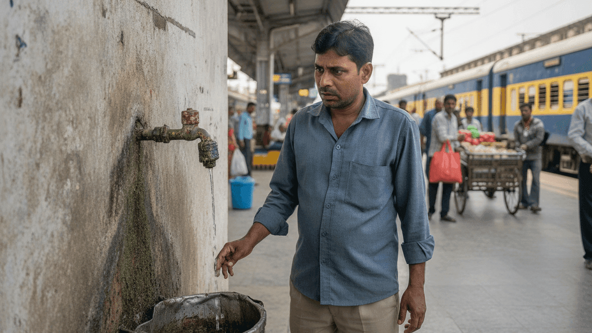 CAG Audit: E. coli & Poor Amenities at 458 Indian Railway Stations