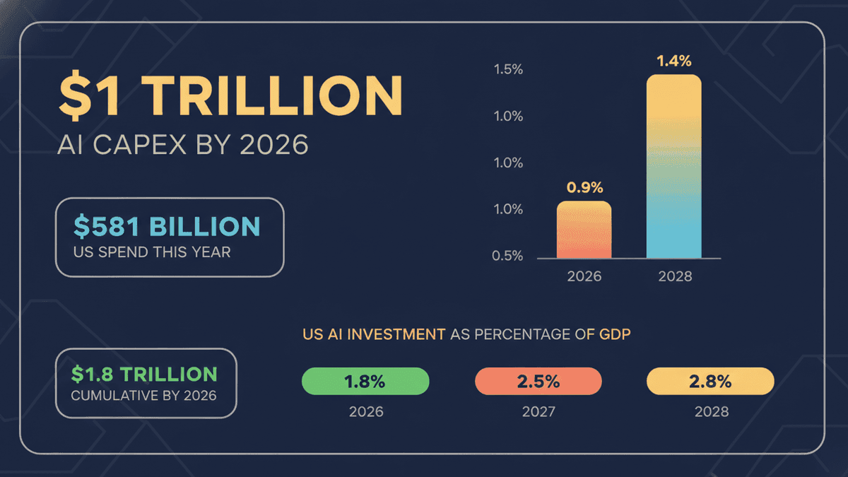 Goldman Sachs: AI Investment to Hit $1 Trillion by 2026