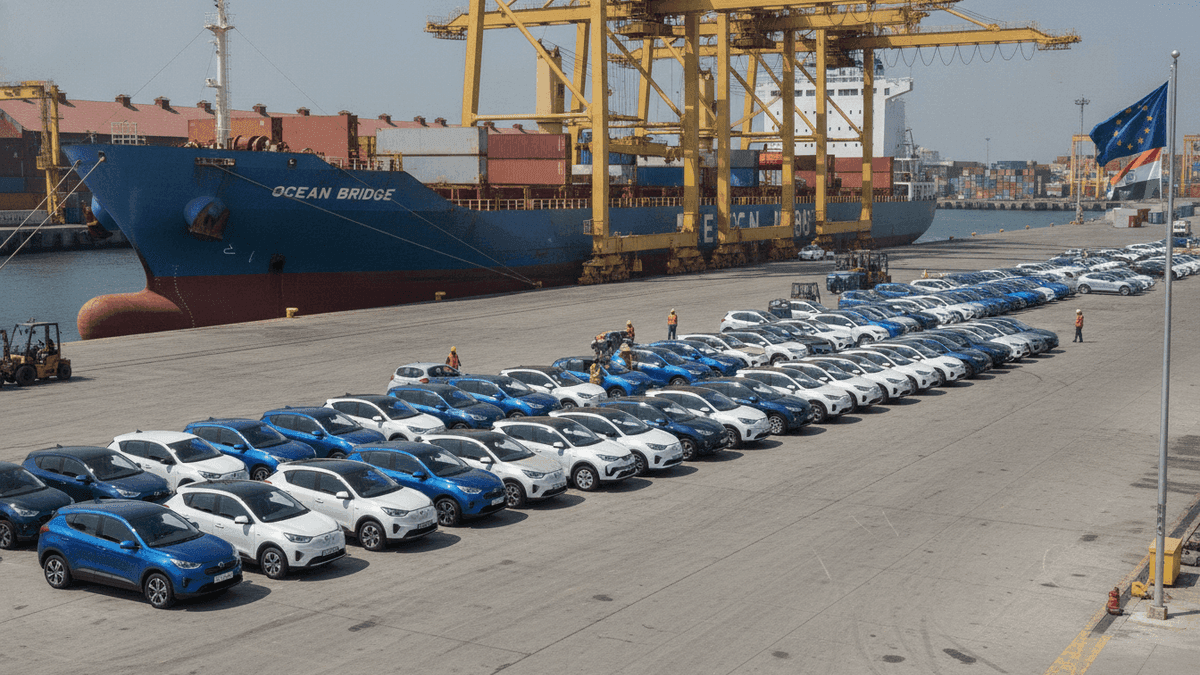 India’s EV Exports Surge to Europe in Q1FY27
