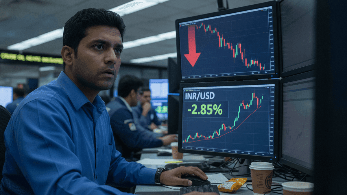 Rupee Hits 17-Day Low: RBI’s FCNR(B) Swap Closure Triggers Fall