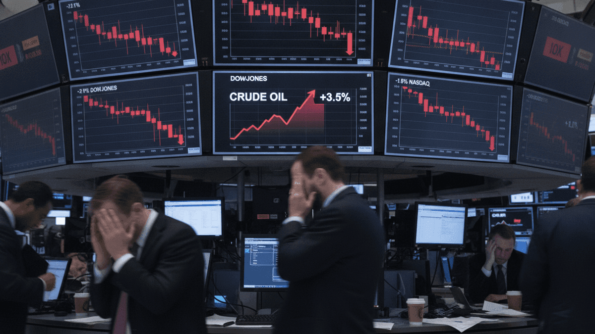 Global Markets Dip: Middle East Tensions & Crude Oil Prices Impact Stocks