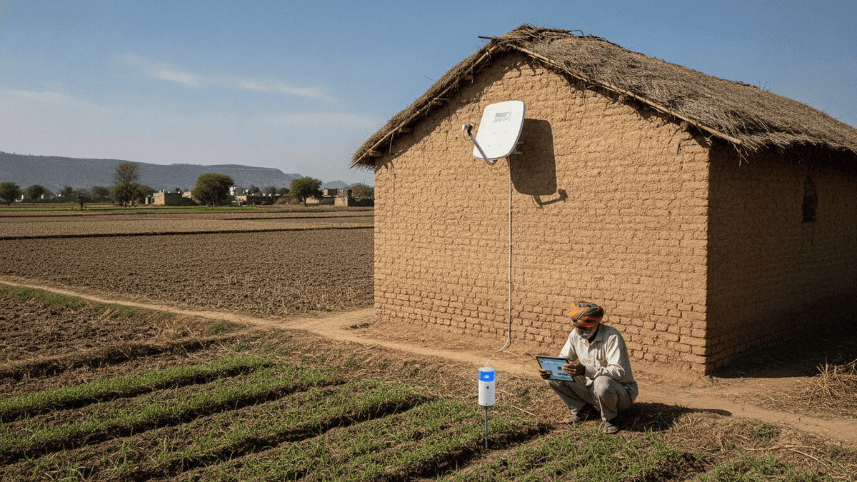 India’s ₹1T Digital Leap: Satellite Comms Connect Rural India