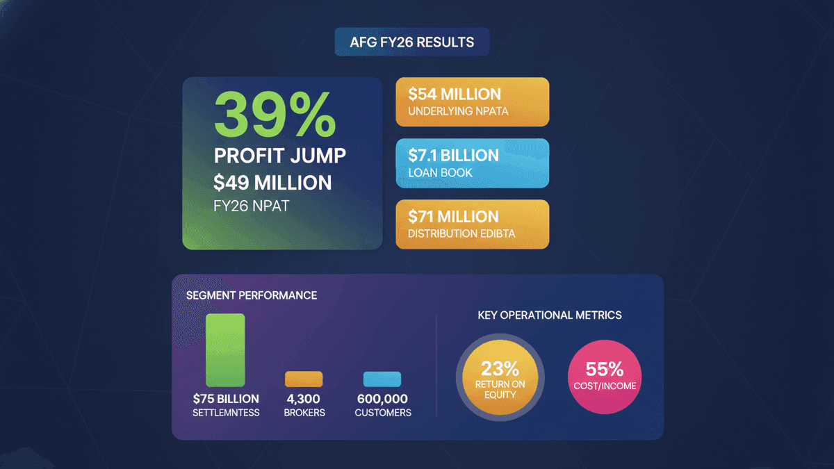 AFG Profit Soars 39% to $49M in FY26