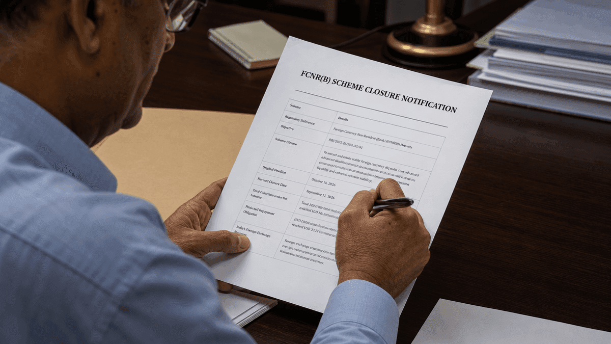 RBI Closes FCNR(B) Scheme Early: What You Need to Know