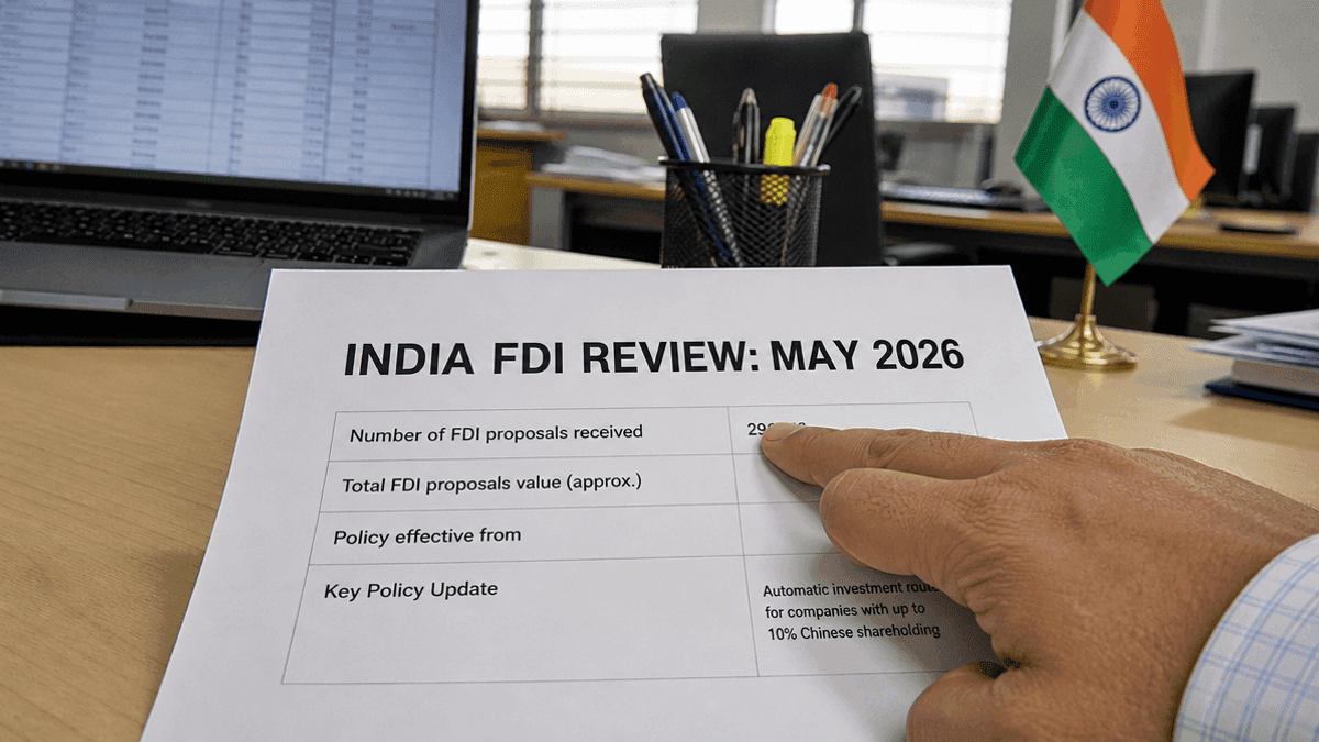 India’s New FDI Rule: 29 Proposals Post 10% China Stake Change