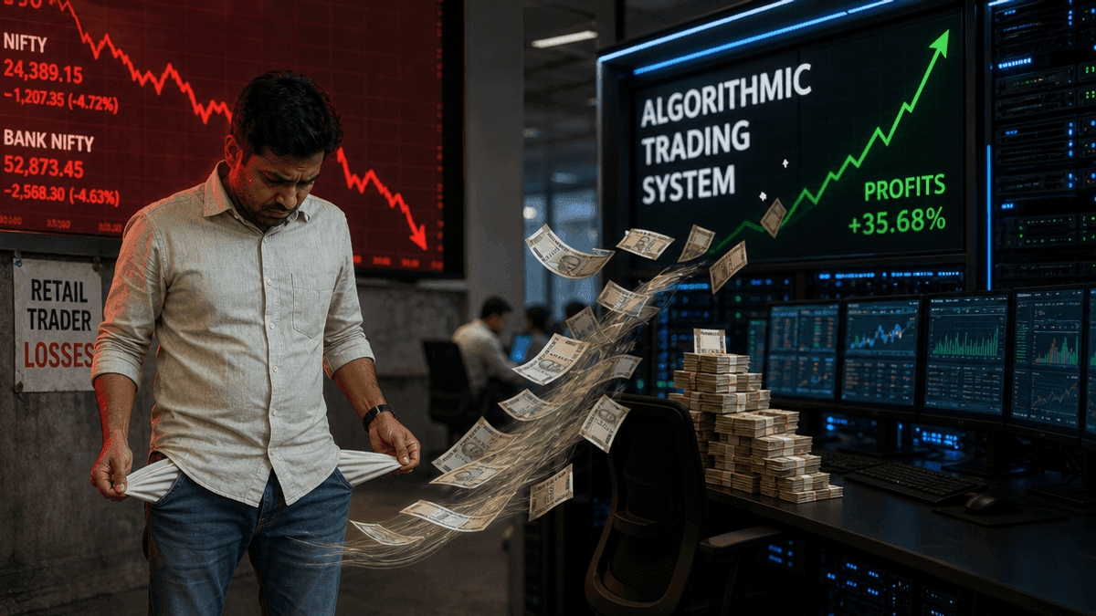 India Retail Traders Lost ₹91,685 Cr in FY26 F&O Trading