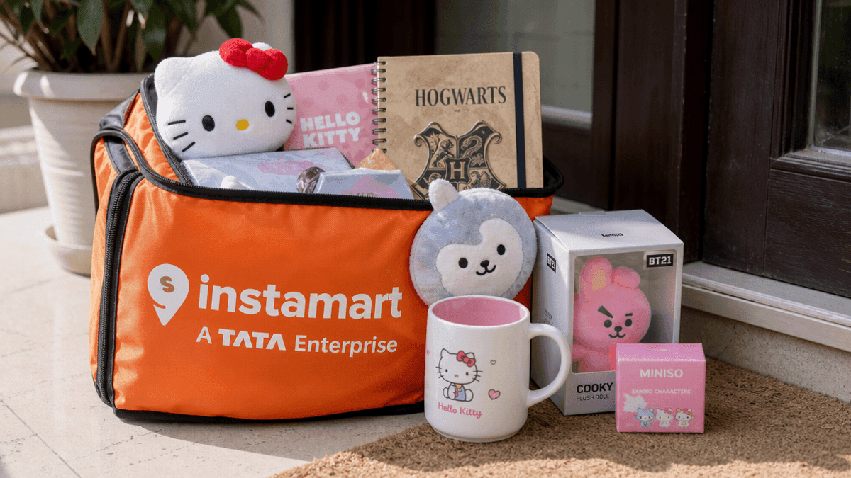 Instamart Adds MINISO: Harry Potter & Hello Kitty Quick Delivery